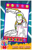 Super Hero Coloring Book for Kids New Coloring capture d'écran 2