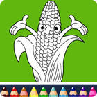 Fruits Coloring Book For Kids آئیکن