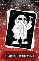 Coloring Book: Undertale Sans скриншот 1