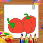Vegetables Coloring Book & Dra icon