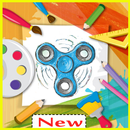 Fidget Spinner Coloring book APK