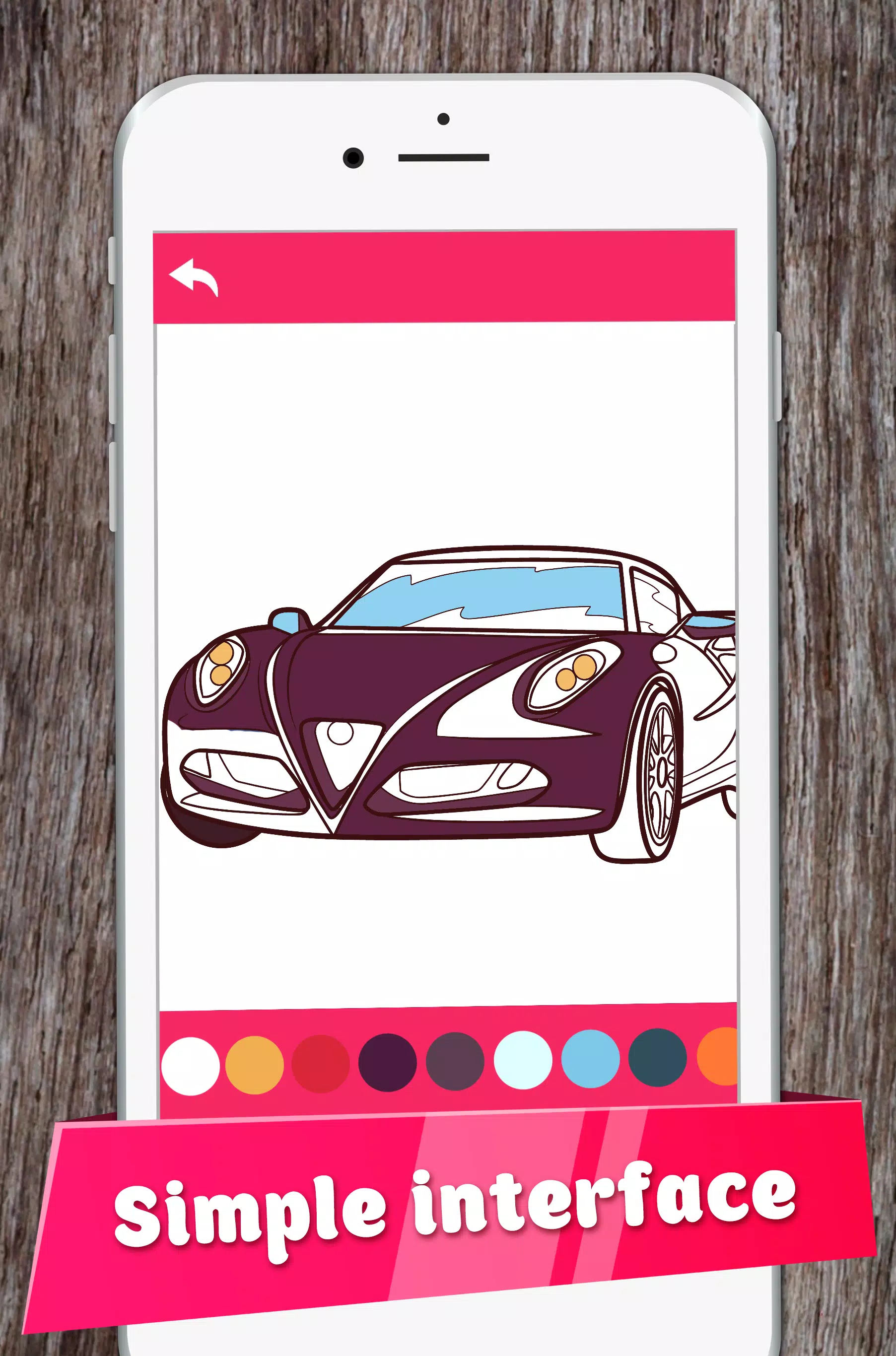 Jogos de colorir carros de motos versão móvel andróide iOS apk