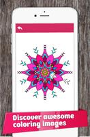 Draw Mandala Coloring Pages پوسٹر