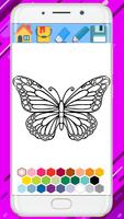 Butterfly Coloring Book Plakat