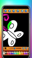 butterfly drawing and coloring book - kids games capture d'écran 3