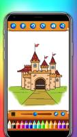castle coloring and drawing book capture d'écran 1