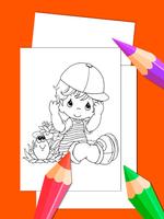 Poster Drawing Book Coloring Game