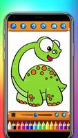 dinosaur coloring and drawing book Ekran Görüntüsü 1