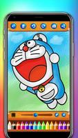 Doraemon Coloring Book Affiche