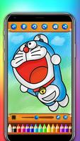 Doraemon Coloring Book Poster