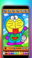 Doraemon Coloring Book captura de pantalla 1