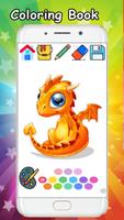 Dragon Coloring Book Ball - Coloring Dragon pages. capture d'écran 2