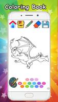 Dragon Coloring Book Ball - Coloring Dragon pages. capture d'écran 3