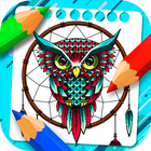 Dreamcatcher coloring Mandala book 2018 icon