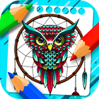 Dreamcatcher coloring Mandala book 2018 icône