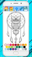 Dreamcatcher coloring Mandala book 2018 Affiche