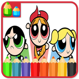 Coloring For Powerpuff-Girls icône