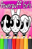 Coloring For Powerpuff-Girls پوسٹر