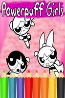 Coloring For Powerpuff-Girls capture d'écran 1