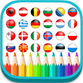 Coloring Book Flags