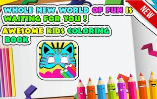 Coloring Book for pjmask تصوير الشاشة 3