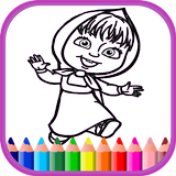 آیکون‌ Masha Coloring Book