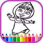 Masha Coloring Book иконка