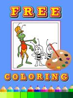 Coloring book maya bee party screenshot 1