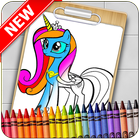 Coloring Book of Little Pony أيقونة