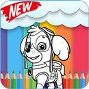Coloring book for kids: paw APK