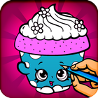 Coloring Book for Shopkins icono