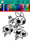 Powerpuff Girls Coloring by fans imagem de tela 3