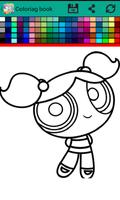 Powerpuff Girls Coloring by fans Affiche