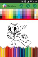 Bendy Coloring 2017 تصوير الشاشة 2