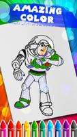 Buzz Lightyear : Coloring Toys Story Book capture d'écran 1