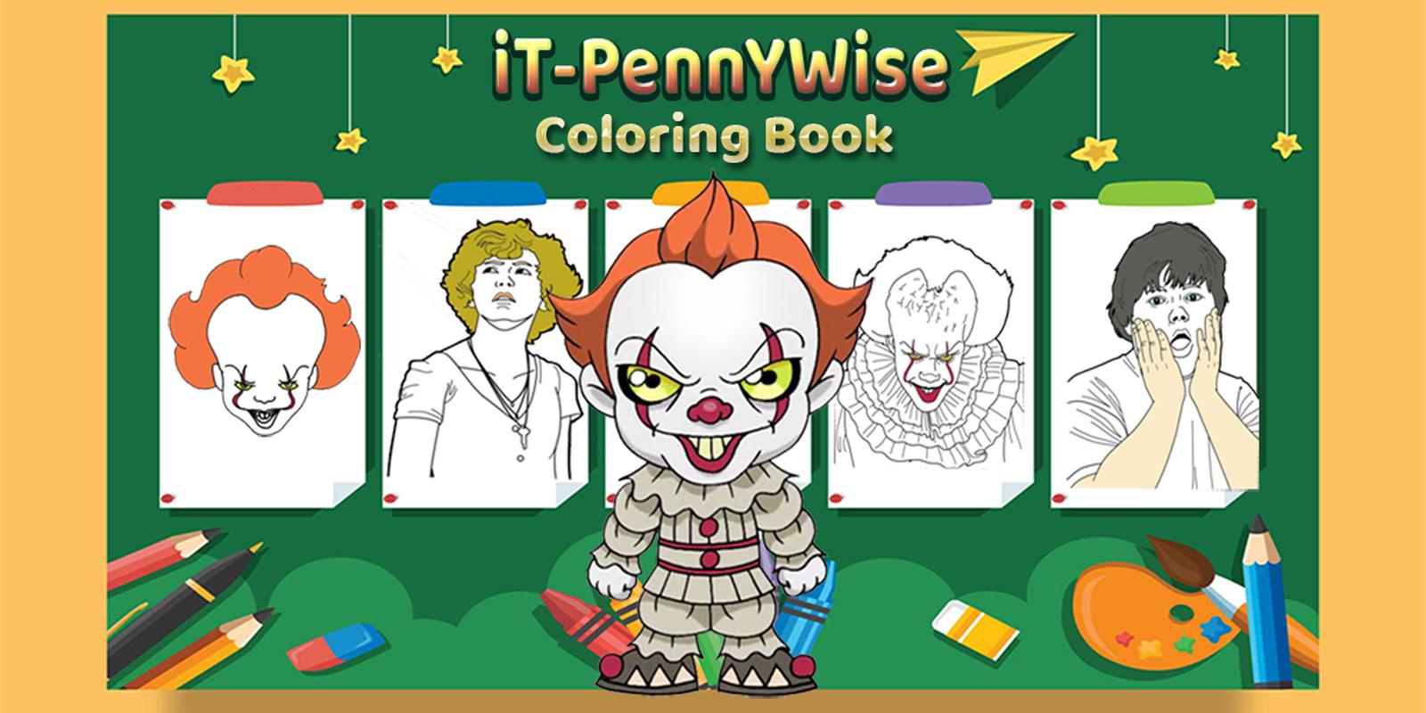 How To Color Pennywise Coloring Game For Adult For Android Apk Download - how to be pennywise in robloxian highschool