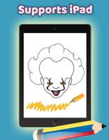 How To Color Pennywise Coloring Game For Adult capture d'écran 2