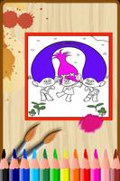 Coloring games little trolls ภาพหน้าจอ 1