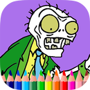 Coloring book zombie for kid APK