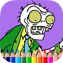 APK Coloring book zombie for kid