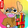 coloring book of cute dragons