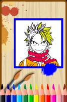 Coloring Ninja Anime Naruto Affiche