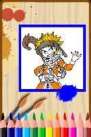 Coloring Ninja Anime Naruto capture d'écran 1
