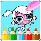 Coloring Book Little Pet Shop icône