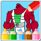 Coloring Book Games for Ban 10 icône