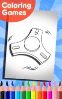 Fidget spinner coloring pages for kids (New) screenshot 3