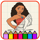 Coloring Book Moana أيقونة