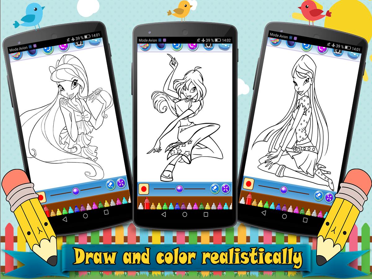 Download Coloring Book Winx Club For Android Apk Download
