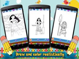 coloring book Maui Moana island ed n eddy coloring screenshot 1