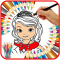 Kids coloring book: Princess
